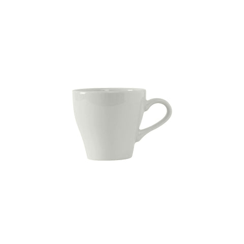 Tuxton China BPF-1608 16 oz. Porcelain White Europa Cappuccino Mug