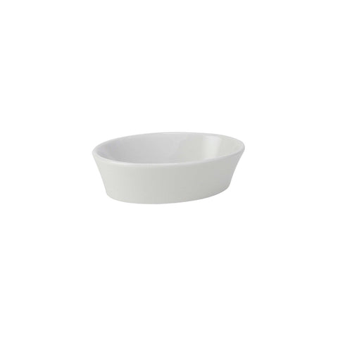 Tuxton China BPK-240 24 oz Porcelain White Oval Baker