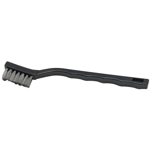 Winco BR-7S 7-Inch Mini Utility Brush with Stainless Steel Bristles