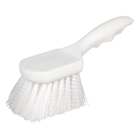 Winco BRN-8P 8 Inch Pot Brush with Nylon Bristles and Plastic Handle
