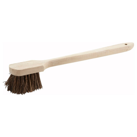 Winco BRP-20 Pot Brush with Wooden Handle, 20 Inch