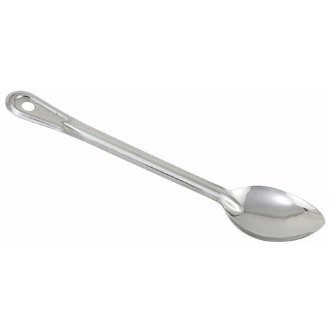Winco BSON-15 15" Solid Stainless Steel Basting Spoon