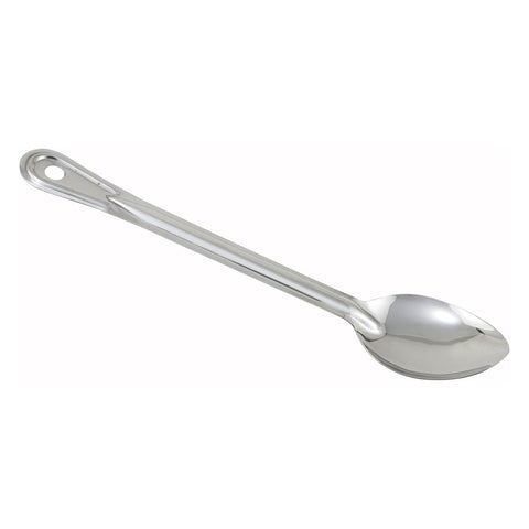 Winco BSOT-11 11" Solid Stainless Steel Basting Spoon