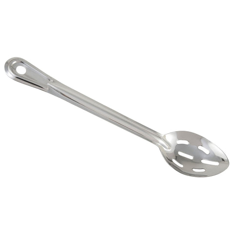 Winco BSSN-13 One-Piece Stainless Steel Slotted Basting Spoon, 13"