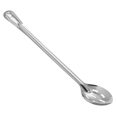 Winco BSST-18 18" Heavy-Duty Slotted Stainless Steel Basting Spoon