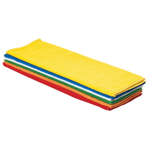 Winco BTM-16AC Microfiber Bar Towel, 16 x 16 in, Assorted