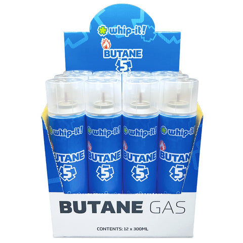 Whip-It! BU-WHIP-5UK Butane 5 Torch Fuel, 300ml Can