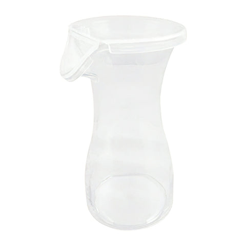 G.E.T. Enterprises BW-1050-PC-CL 18 oz. Clear Polycarbonate Wine/Juice Decanter with Lid