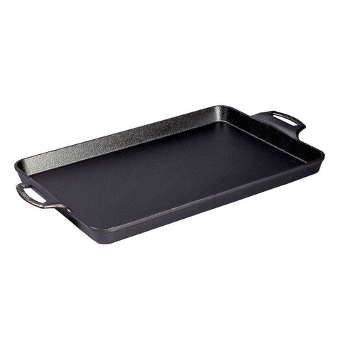 Lodge BW15BP 15.5 x 10.5 Inch Seasoned Cast Iron Baking Pan