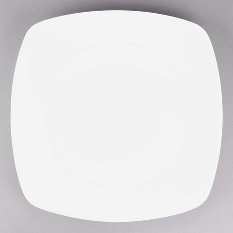 Tuxton China BWH-126C 12-3/4" White Square China Plate