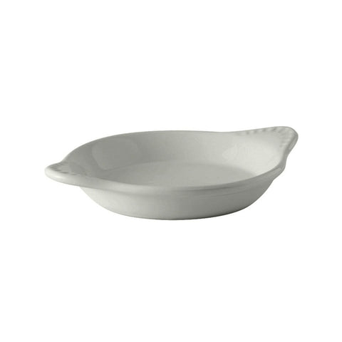 Tuxton China BWN-0902 9 oz. DuraTux Round White Shirred Egg Dish