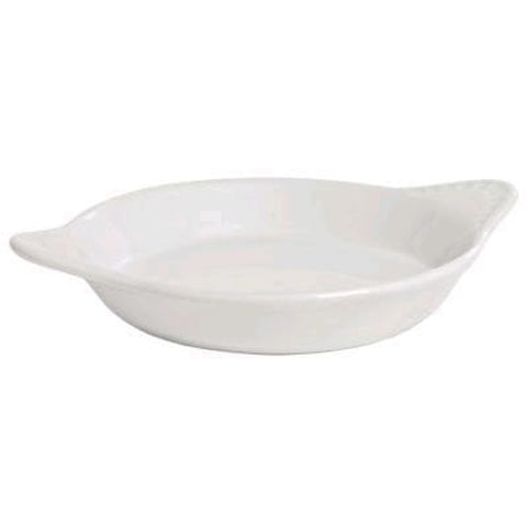 Tuxton China BWN-1202 15 oz. White Round Ceramic Shirred Egg Dish