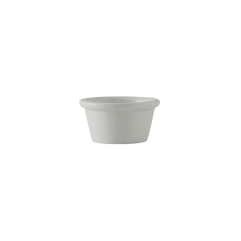 Tuxton China BWX-035 3.5 oz. White Smooth DuraTux China Ramekin