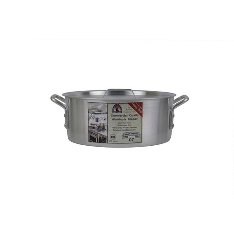 Libertyware BZR07H 7 Quart Heavy Duty Aluminum Brazier with Cover