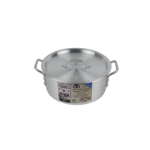 Libertyware BZR07 7-Quart Standard Duty Aluminum Brazier with Cover