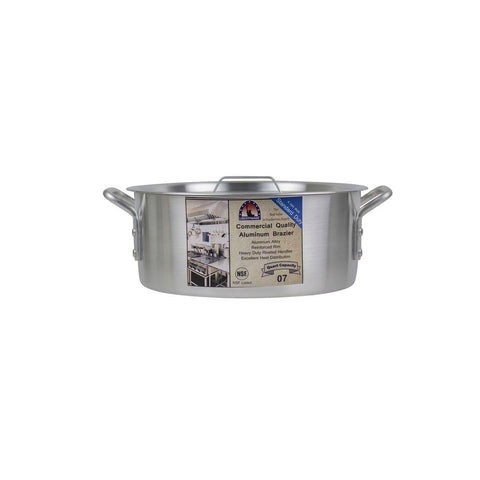 Libertyware BZR07 7-Quart Standard Duty Aluminum Brazier with Cover