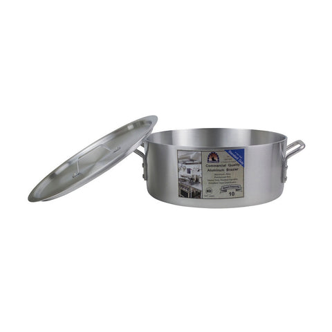 Libertyware BZR10 10 Qt. Aluminum Brazier with Cover