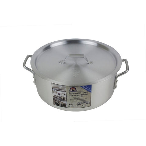 Libertyware BZR10 10 Qt. Aluminum Brazier with Cover