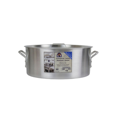 Libertyware BZR15 15 Qt. Standard Duty Aluminum Brazier with Cover