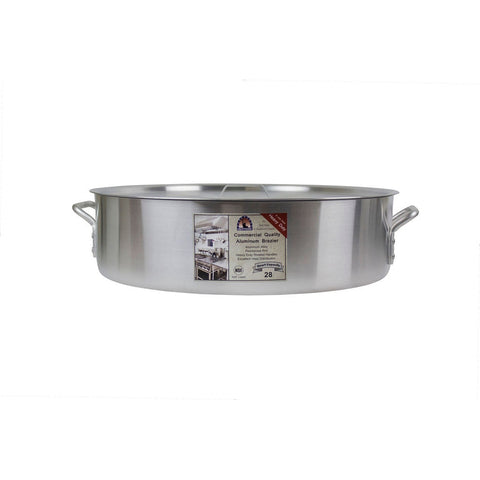 Libertyware BZR28H 28 Qt. Heavy Duty Aluminum Brazier with Cover