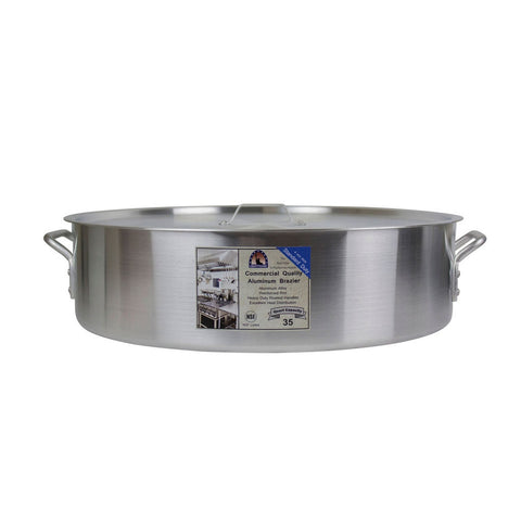 Libertyware BZR35 35 Qt. Aluminum Brazier with Cover