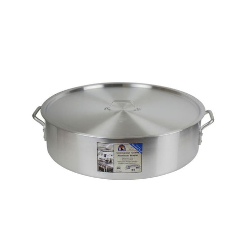 Libertyware BZR35 35 Qt. Aluminum Brazier with Cover