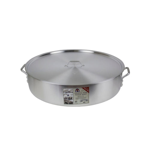 Libertyware BZR40H 40 Qt. Heavy Duty Aluminum Brazier with Cover