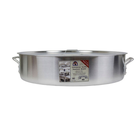 Libertyware BZR40H 40 Qt. Heavy Duty Aluminum Brazier with Cover