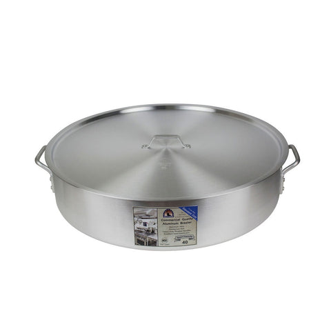 Libertyware BZR40 40 Qt. Standard Duty Aluminum Brazier with Cover