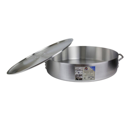 Libertyware BZR40 40 Qt. Standard Duty Aluminum Brazier with Cover