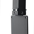 BH3030003 Bromic Ceiling Mount Pole 9.69" With Bracket, Black-Bromic Heating