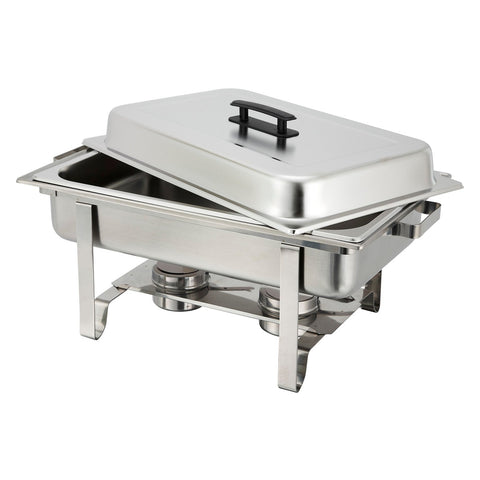 Winco C-3080B Newburg 8 Qt Full-Size Stainless Steel Chafer