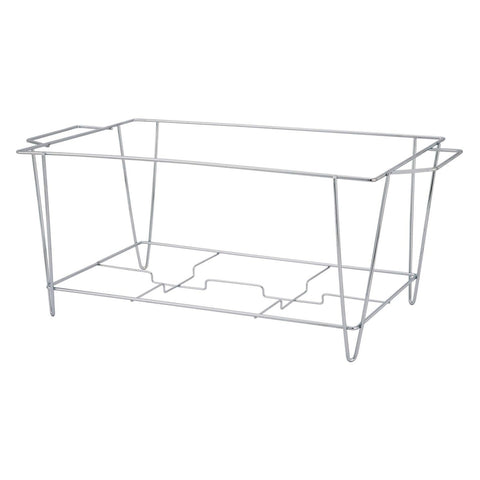 Winco C-3F Wire Stand for Full Size Steam Pans with Supports for 2 Fuel Cans