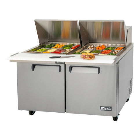Migali C-SP60-24BT-HC 60" Big Top Sandwich Prep Table, 24-Pan Capacity