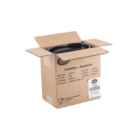 Tablecraft C1077BK Grande Platter Basket, Black, 10-3/4" Rectangular