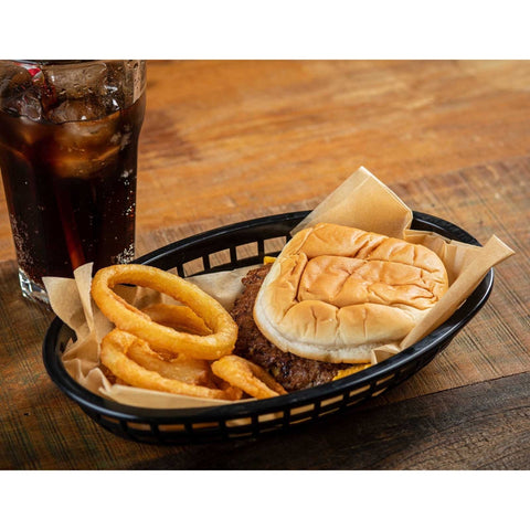 Tablecraft C1077BK Grande Platter Basket, Black, 10-3/4" Rectangular