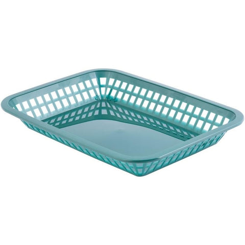 Tablecraft Products C1077FG Forest Green Rectangular Grande Basket