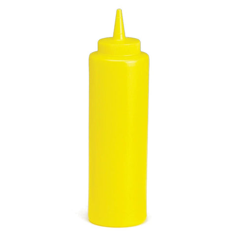TableCraft Products C112M 12 oz Yellow Mustard Squeeze Bottle