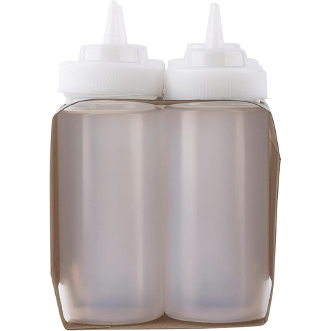 TableCraft C11663C WideMouth Squeeze Dispenser, 16 oz., Pack of 6