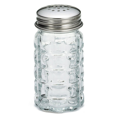 Tablecraft Products C163-12 Nostalgia Glass Salt & Pepper Shaker, 1.5 oz