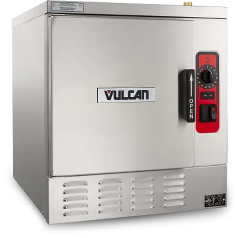 Vulcan C24EA5-LWE Commercial 5-Pan Electric Countertop Convection Steamer with Low Water Energy Control