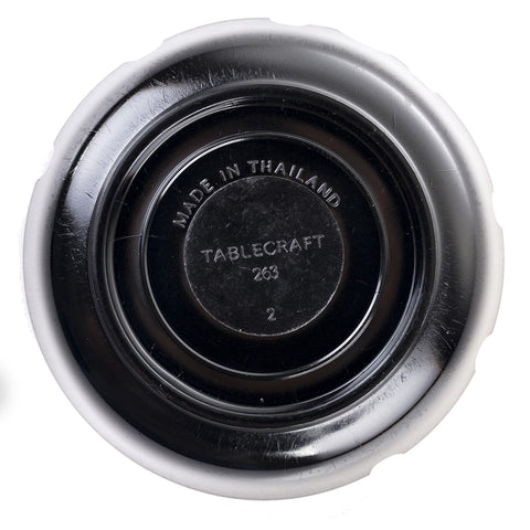 Tablecraft Products 263B-1 Deep Well Black Phenolic Ashtray