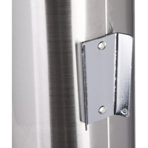 San Jamar C3200EV Stainless Steel Surface Mount Cup Dispenser - Vertical Small