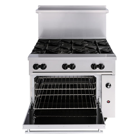 Wolf C36S-6BN Challenger XL 36 in 6-Burner Gas Range with Standard Oven