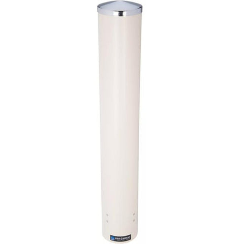 San Jamar C4210PRD Pull-Type Beverage Cup Dispenser, Red, Stand or Wall Mount