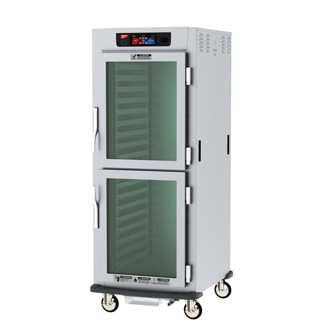 Metro C599-SDC-U Full Height Controlled Humidity Heated Holding and Proofing Cabinet with Dutch Clear Doors