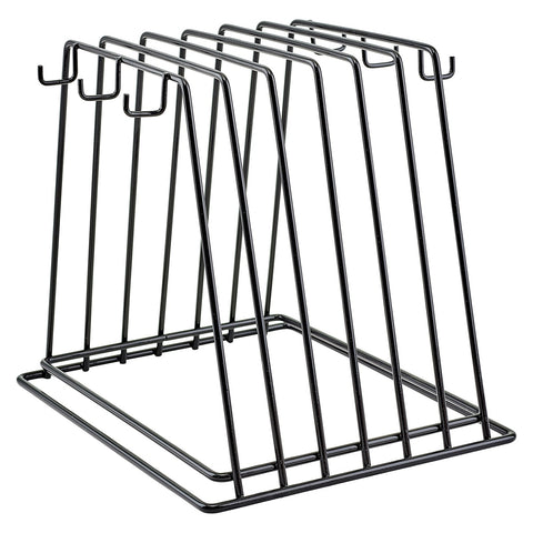 Winco CB-6K 6-Slot Vinyl Coated Cutting Board Rack