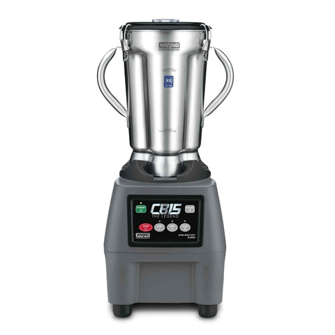 Waring CB15 1 Gallon Stainless Steel Food Blender with Electronic Keypad