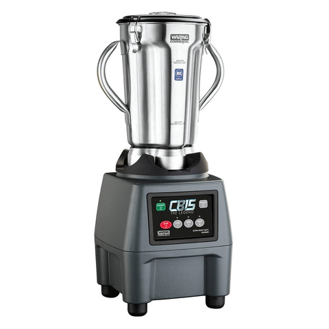 Waring CB15 1 Gallon Stainless Steel Food Blender with Electronic Keypad