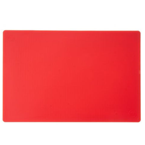 Cresco Resco CB181212RD Red Polyethylene Cutting Board 18" x 12" x 1/2"